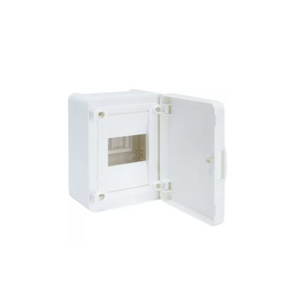   HAGER VS112PD Golf kiselosztó, 1 soros, 12M, falon kívüli, teli ajtó, 252x282x99mm