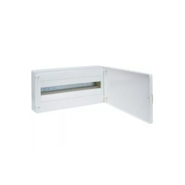 HAGER VS122PD Golf kiselosztó, 1 soros, 22M, falon kívüli, teli ajtó, 252x462x99mm