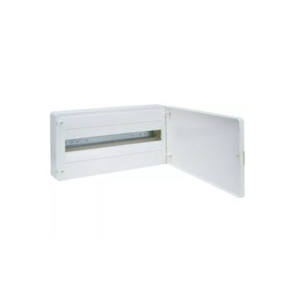   HAGER VS122PD Golf kiselosztó, 1 soros, 22M, falon kívüli, teli ajtó, 252x462x99mm