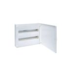   HAGER VS218PD Golf kiselosztó, 2 soros, 36M, falon kívüli, teli ajtó, 377x390x99mm