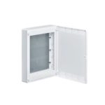   HAGER VS318PZF Multimédia golf kiselosztó, falon kívüli, teli ajtó, 501,5x389,5x98,5mm