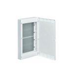   HAGER VS418PZF Multimédia golf kiselosztó, falon kívüli, teli ajtó, 646,5x389,5x98,5mm