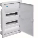   HAGER VU24AT Volta kiselosztó IP30, 2x12M, süllyesztett, teli ajtós, 470x314,5x87mm falkivágásba (Osztrák kivitel)