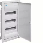   HAGER VU36AT Volta kiselosztó IP30, 3x12M, süllyesztett, teli ajtós, 595x314,5x87mm falkivágásba (Osztrák kivitel)