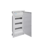   HAGER VU36NE Volta kiselosztó IP30, 3x12M, süllyesztett, teli ajtós, 595x314,5x87mm falkivágásba