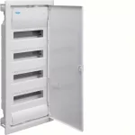   HAGER VU48AT Volta kiselosztó IP30, 4x12M, süllyesztett, teli ajtós, 720x314,5x87mm falkivágásba (Osztrák kivitel)