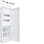   HAGER VU602WWH Volta hibrid perforált műanyag ajtóval, süllyesztett, 24 modul, 2 sor,