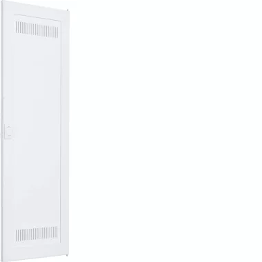 HAGER VZ124W Perforált ajtó, fsülyesztett elosztóhoz, 4 soros, Volta multimédia