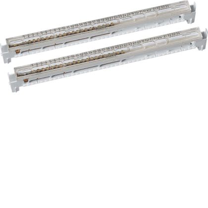   HAGER VZ523 PE+N sorkapcsok VE118SN és VE118PN elosztókhz, 2x22