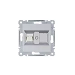 HAGER WL2152 Számítógépaljzat RJ45, cat.6e, UTP - ezüst