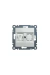HAGER WL2170 Számítógépaljzat RJ45, cat.6e, FTP - fehér