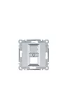 HAGER WL2322 Dupla Keystone - ezüst HAGER WL2322 Dupla Keystone - ezüst