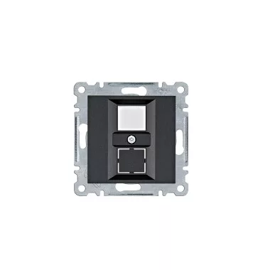 HAGER WL2323 Dupla Keystone - fekete HAGER WL2323 Dupla Keystone - fekete