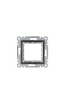 HAGER WL2513 45x45 adapter - fekete
