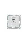HAGER WL2610 HDMI csatlakozó - fehér