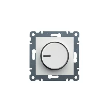 HAGER WL4010 Forgatógombos dimmer - fehér HAGER WL4010 Forgatógombos dimmer - fehér