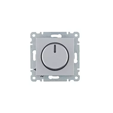 HAGER WL4012 Forgatógombos dimmer - ezüst HAGER WL4012 Forgatógombos dimmer - ezüst