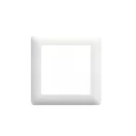 HAGER WL5010 1-es keret - fehér SOUL