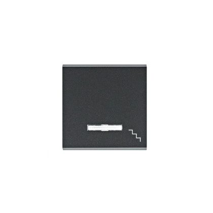   HAGER WL6133 Jelzőfényes billentyű lépcsőjellel - fekete