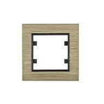 HAGER WL9014 1-es keret - bronz alumínium PASSION