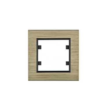 HAGER WL9014 1-es keret - bronz alumínium PASSION HAGER WL9014 1-es keret - bronz alumínium PASSION