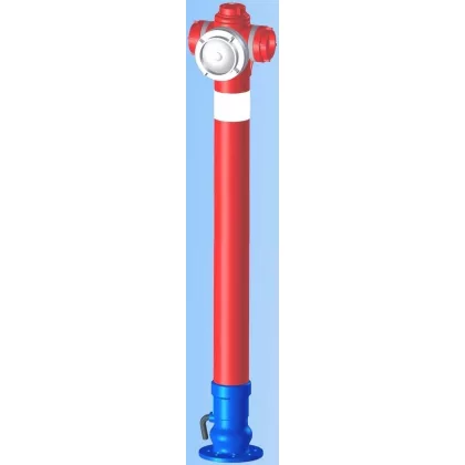   Hawle 5089 Földfeletti tűzcsap, FIX kifolyó csatlakozás 2B+1A, „h8”