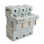   TRACON HBA-3P-100 Szakaszolókapcsoló-biztosítóhengeres bizt.hoz, maszkolható 100A, 22x58mm; Un=230V/400V