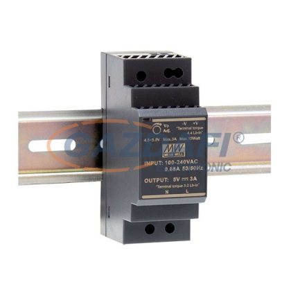   Mean Well HDR-30-24 DIN sínre pattintható tápegység, 36 W, 24 V
