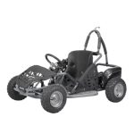   Hecht HECHT-54812-SILVER Hecht 54812-Silver akkumulátoros gyerek gokart