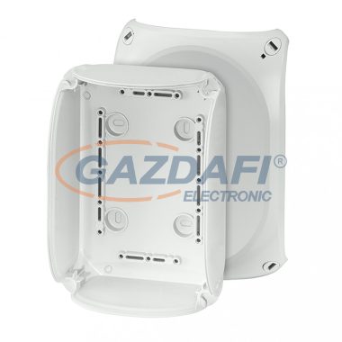 HENSEL EB 10 G Üres tokozat, sima oldalfalakkal, szürke