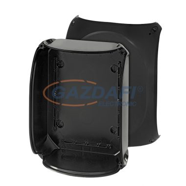 HENSEL EB 35 B Üres tokozat, sima oldalfalakkal, fekete