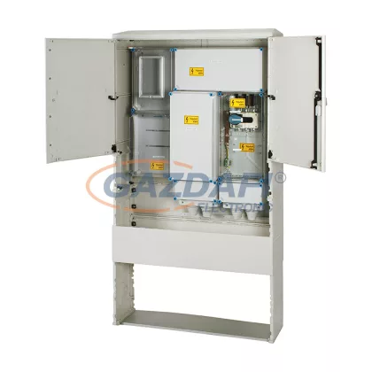   HENSEL HÁFM200E-U Áramváltós mérőhely 200 A-ig, 1 felhasználási helyes indirekt mérés, földkábeles csatlakozásra, kültéri alkalmazásra, kombinált szekrény kivitelben, tűzeseti lekapcsolással