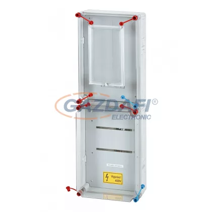   HENSEL HÁFM3000-U Fogyasztásmérő szekrény áramváltós méréshez, fogyasztásmérő készülék és vizsgáló sorkapocs egység részére, felületre szerelt kivitelben