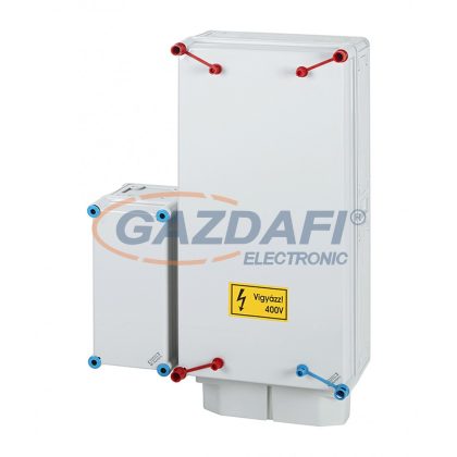 HENSEL HBCSFDM-U Csatlakozó főelosztó 125 A-ig, IP65, 450x680x170mm HENSEL HBCSFDM-U Csatlakozó főelosztó 125 A-ig, IP65, 450x680x170mm