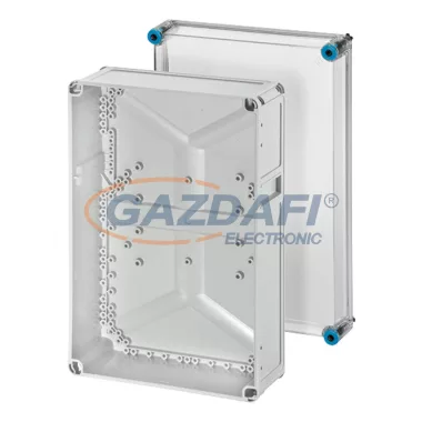 HENSEL K 0300 3-as méretű üres Mi típusú szekrény átlátszó fedéllel