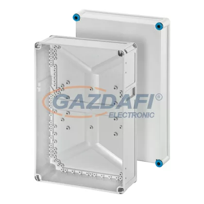   HENSEL K 0301 3-as méretű üres Mi típusú szekrény szürke fedéllel