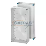   HENSEL K 0400 4-es méretű üres Mi típusú szekrény átlátszó fedéllel