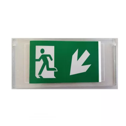 MLX JM 515LED kijáratmutató kétoldalas plexi tábla