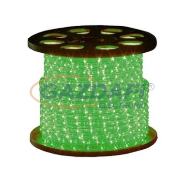 TRONIX Hagyományos fénykábel/ fénytömlő, zöld, 45m/dob