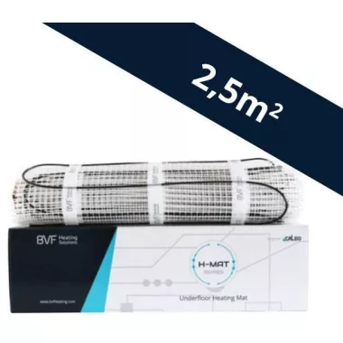 BVF H-MAT beépíthető fűtőszőnyeg 150 watt/m² - 2,5 m² (HMAT150025)