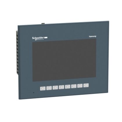   SCHNEIDER HMIGTO3510FC Harmony GTO általános HMI panel, 7", 800x480 WVGA, 8 funkciógombbal, lakkozott
