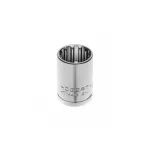   HÖGERT HT1A423 Spline 1/2’’ dugókulcs 23 mm , CrV50BV30, DIN 3121 