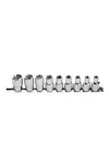 HÖGERT HT1A880 Torx fúrófej készlet  1/2", 9 db, CrV50BV30