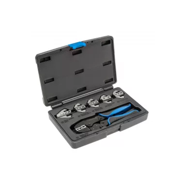 HÖGERT HT1P176 Krimpelő fogó cserélhető 6 db