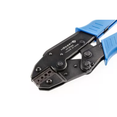 HÖGERT HT1P200 Krimpelő fogó nem szigetelt végekhez 0,1~2,5mm2