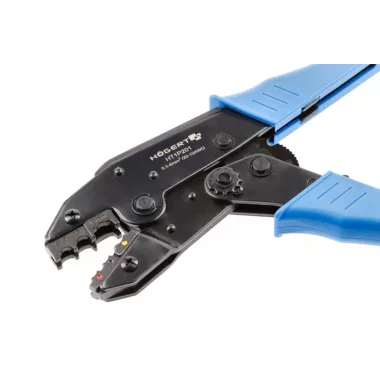 HÖGERT HT1P201 Krimpelő fogó szigetelt végekhez 0,5~6,0 mm2
