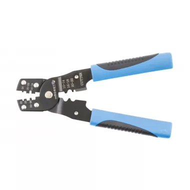 HÖGERT HT1P215 Krimpelő fogó nem szigetelt végekhez, 0.08-2.0 mm/0.3-6.0 mm