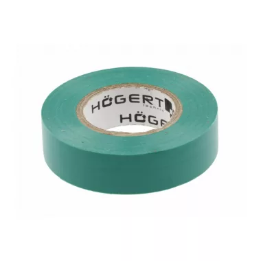 HÖGERT HT1P284 Szigetelőszalag  0.13 mm x 19 mm x 20 m, zöld