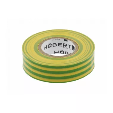 HÖGERT HT1P286 Szigetelőszalag PVC, sárga-zöld HÖGERT HT1P286 Szigetelőszalag PVC, sárga-zöld