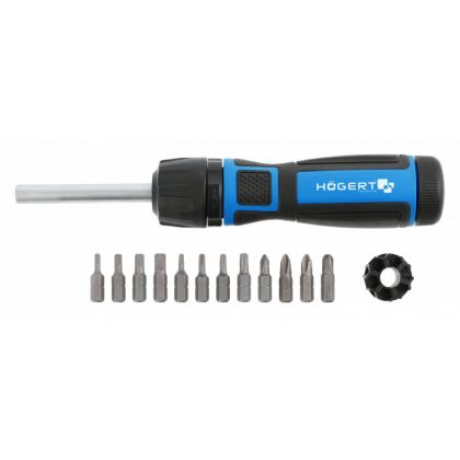   HÖGERT HT1S215 Csavarhúzók – készlet 13 db, fogaskerékkel